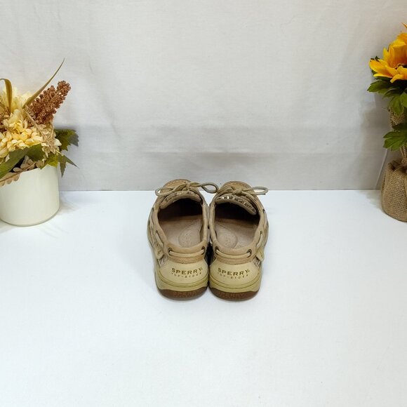 Sperry Top-Sider Angelfish 5.5M Boat Shoes Loafers Leather Upper Leopard Print - Picture 6 of 10
